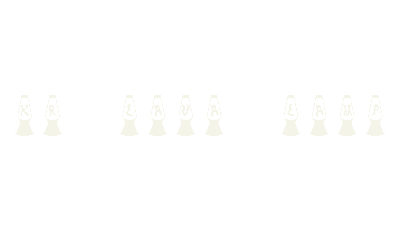 KR Lava Lamp, display market font preview