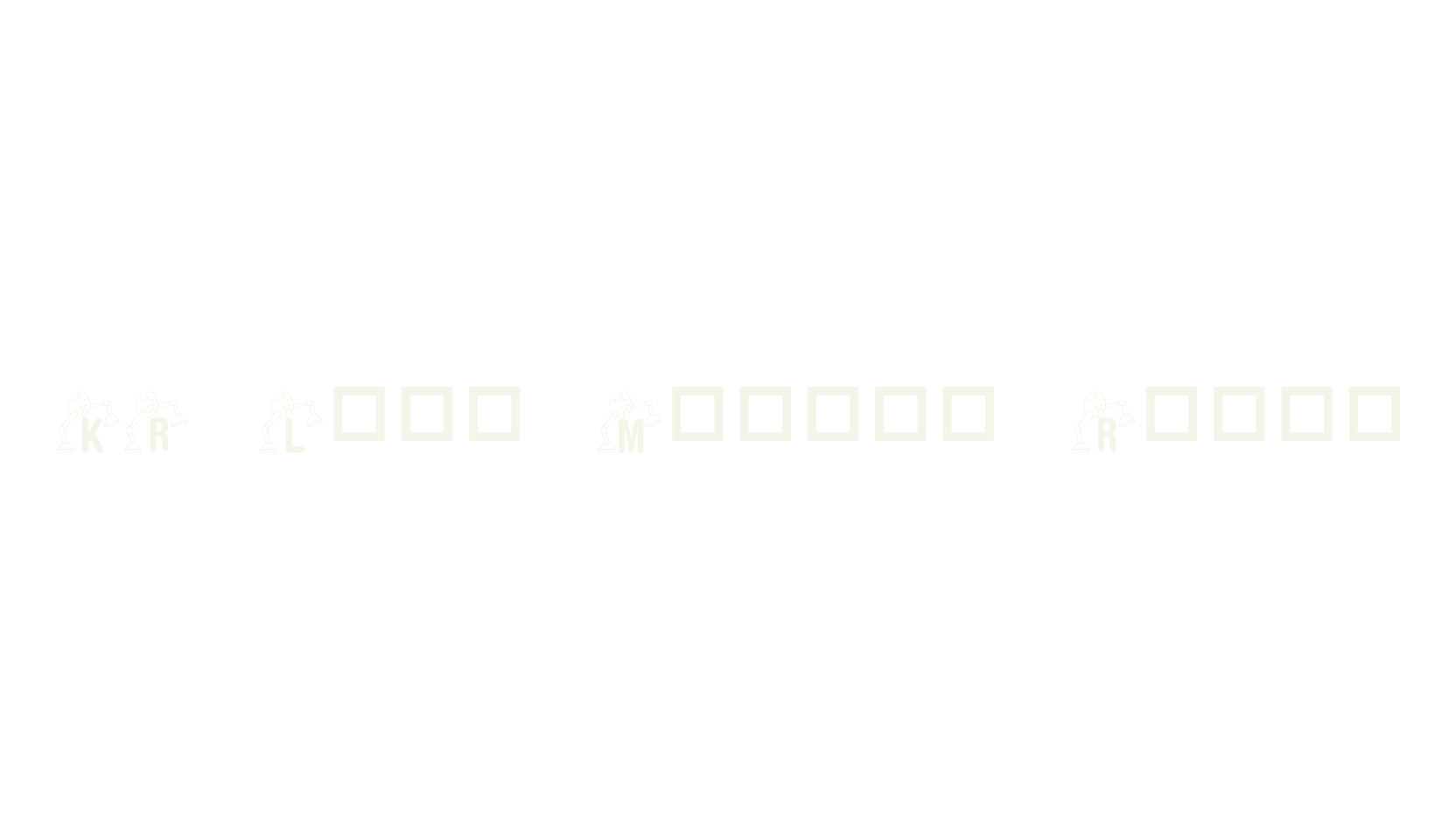 KR Lil' Mike's Robot, display market font preview