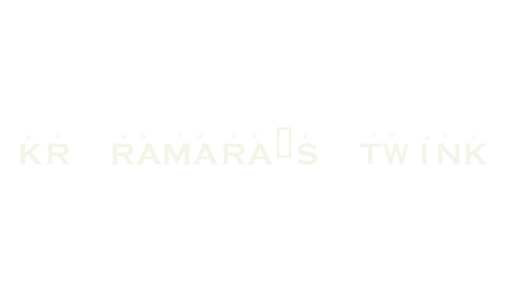 KR Ramara's Twink, display market font preview