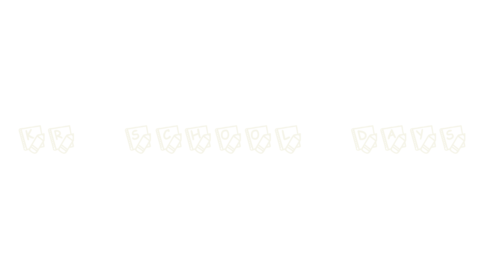 KR School Days, display market font preview