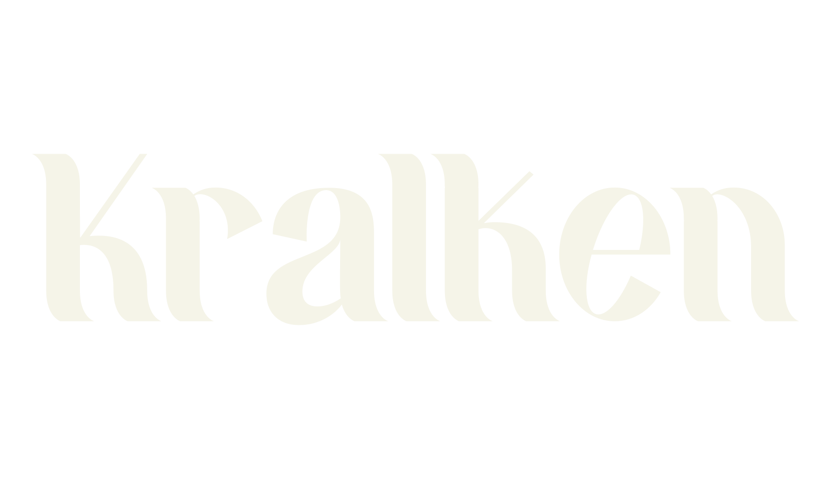 Kralken, unique font preview