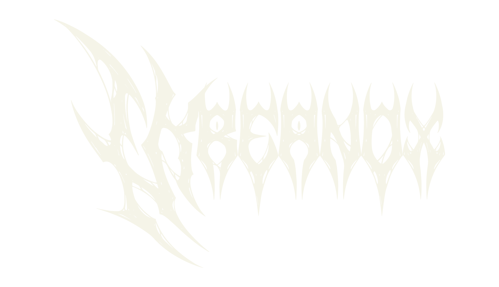 Kreanox, metal font preview