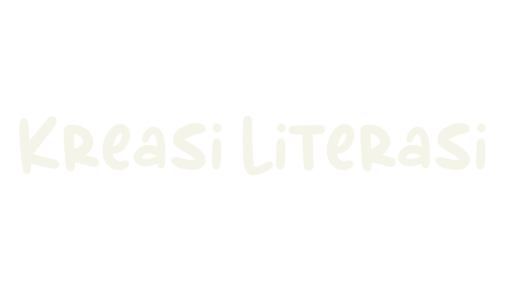 Kreasi Literasi, baby font preview