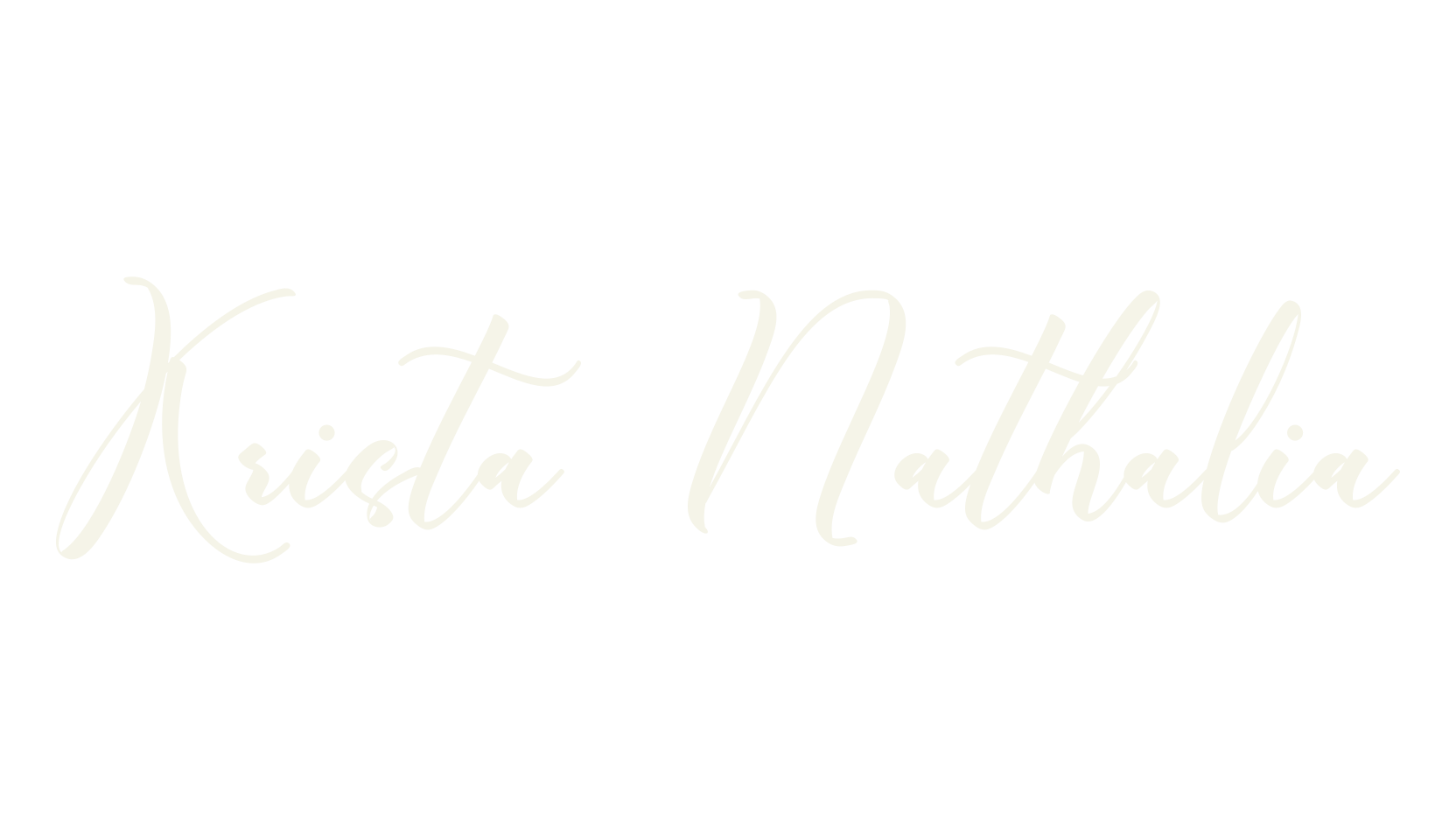 Krista Nathalia, calligraphy font preview