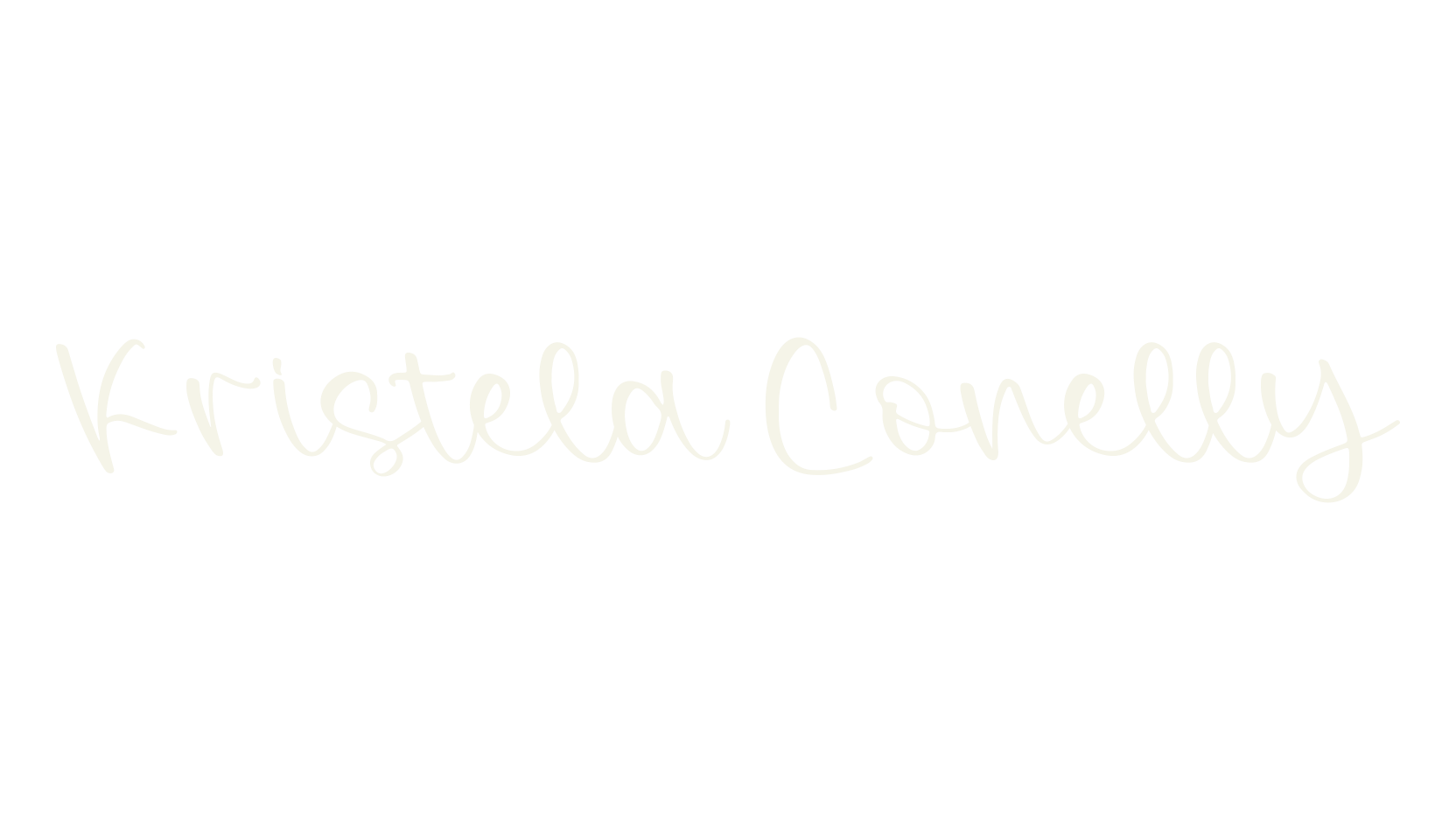Kristela Conelly, cursive font preview