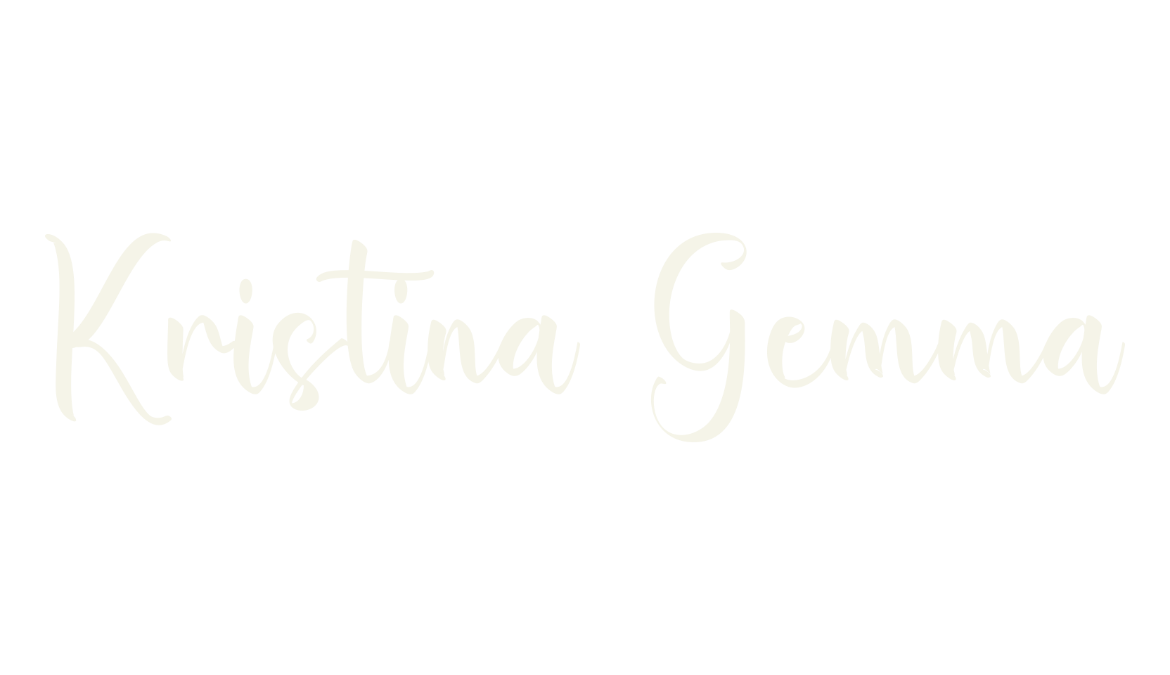 Kristina Gemma, calligraphy font preview