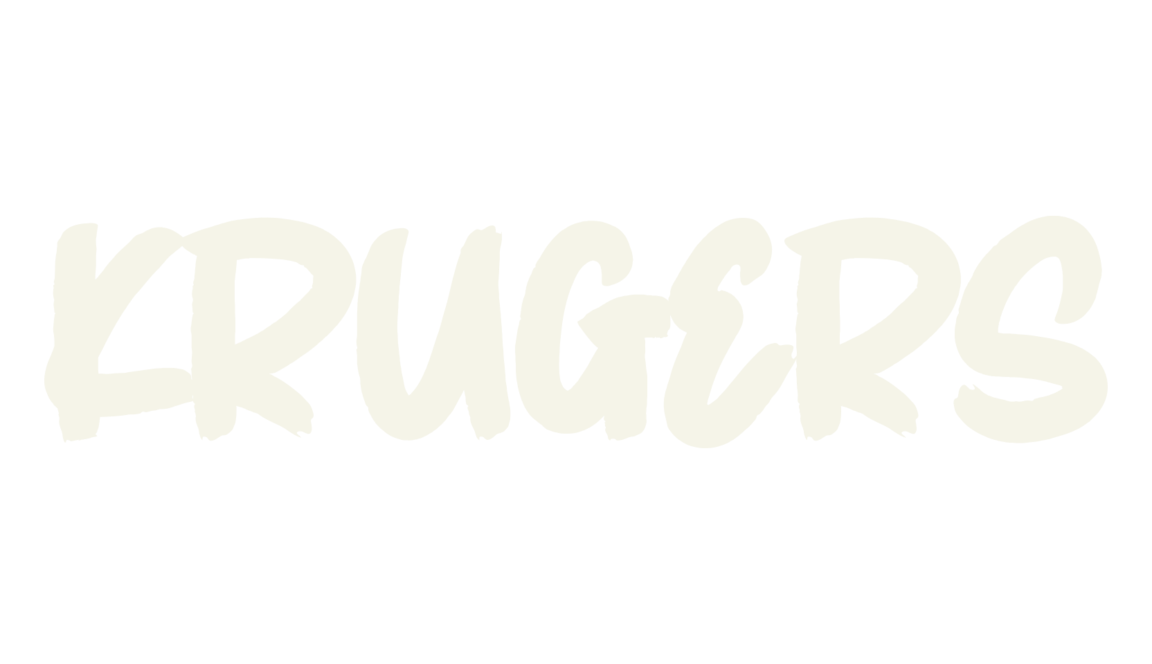 Krugers, bold font preview
