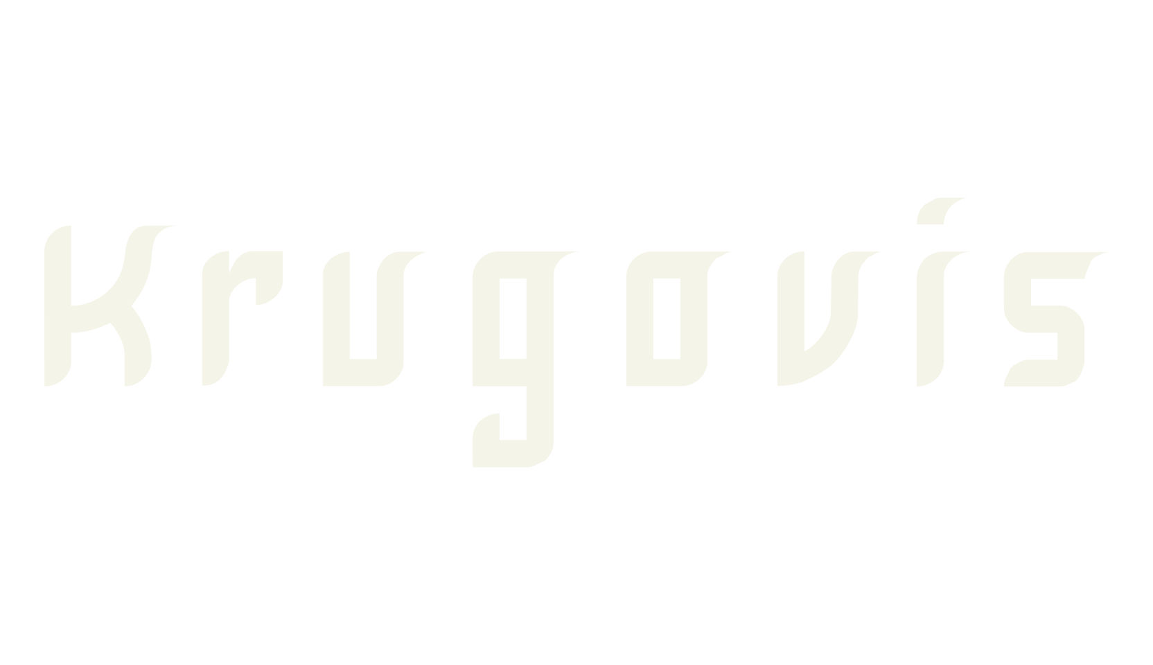 Krugovis, curvy font preview