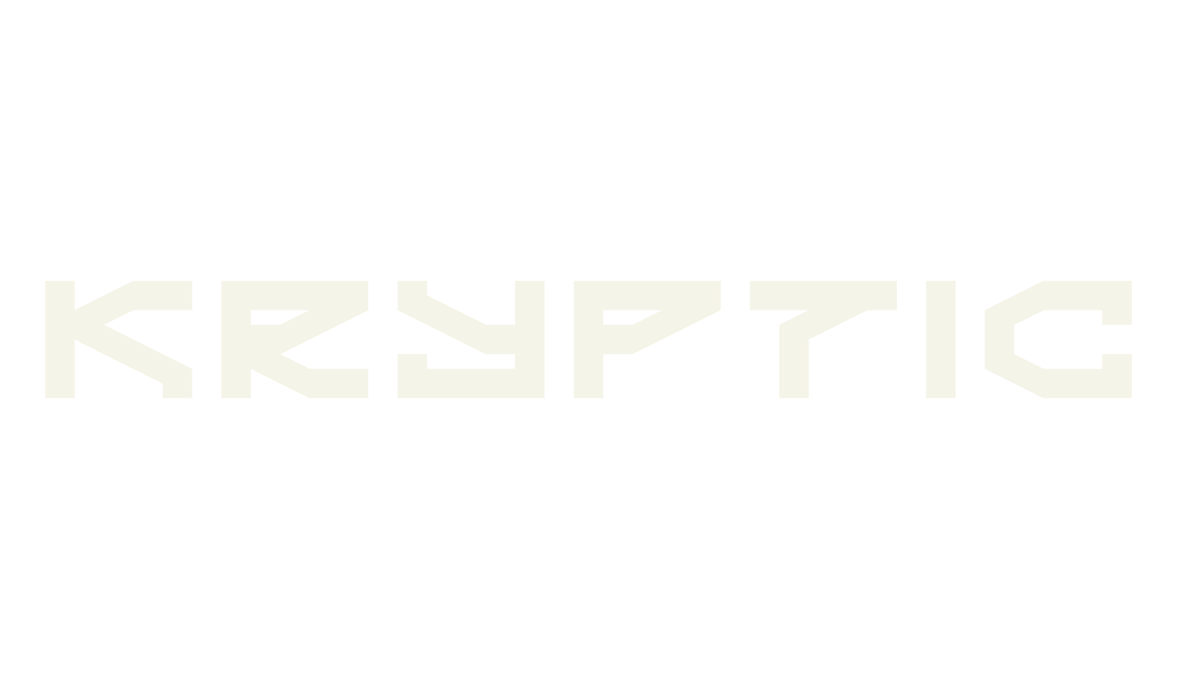Kryptic, sci-fi font preview