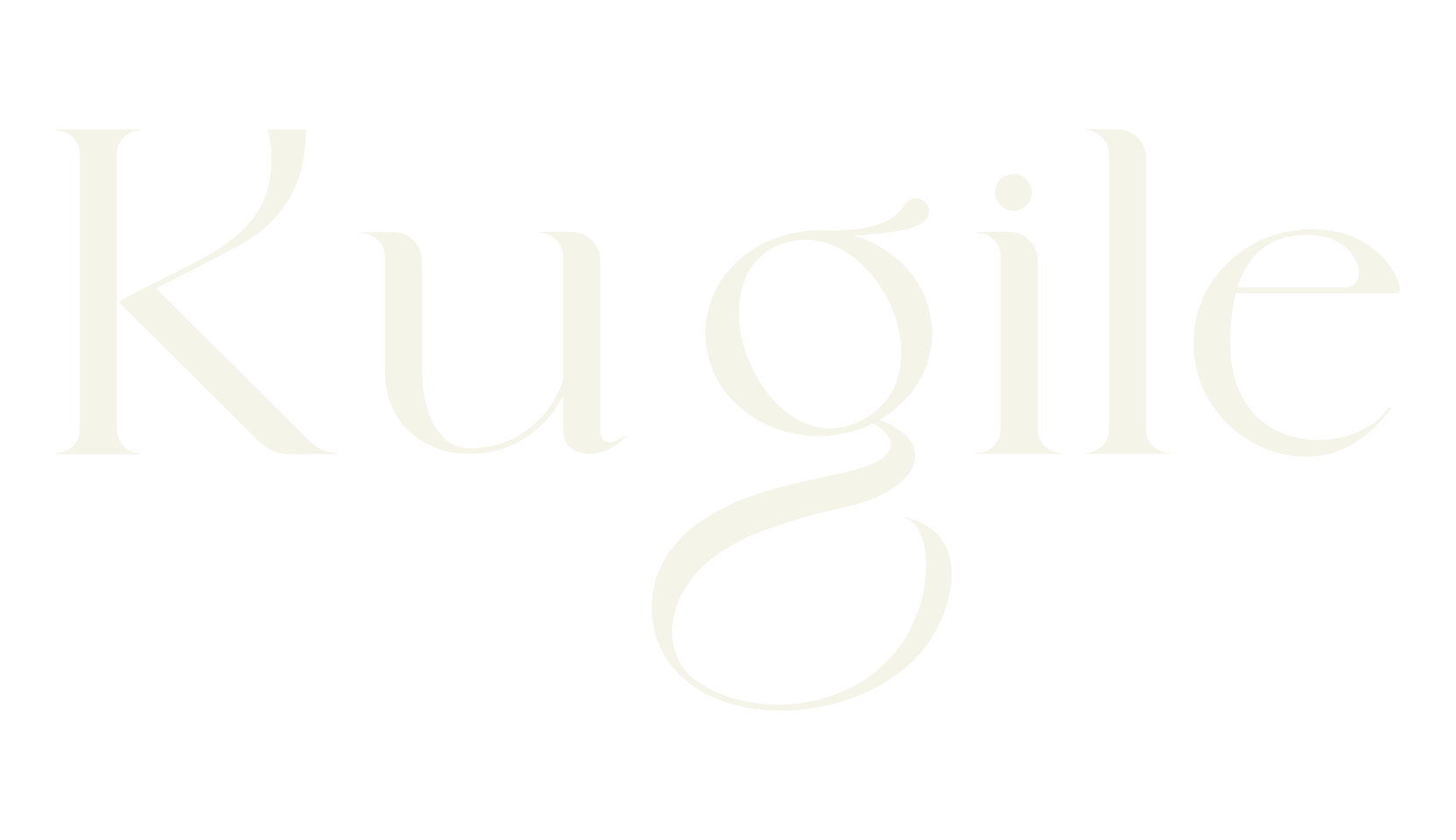 Kugile, luxury font preview