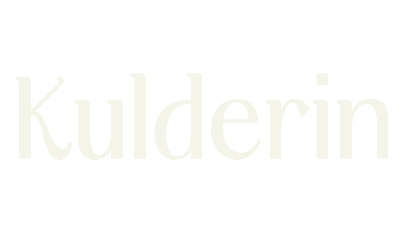 Kulderin, serif font preview