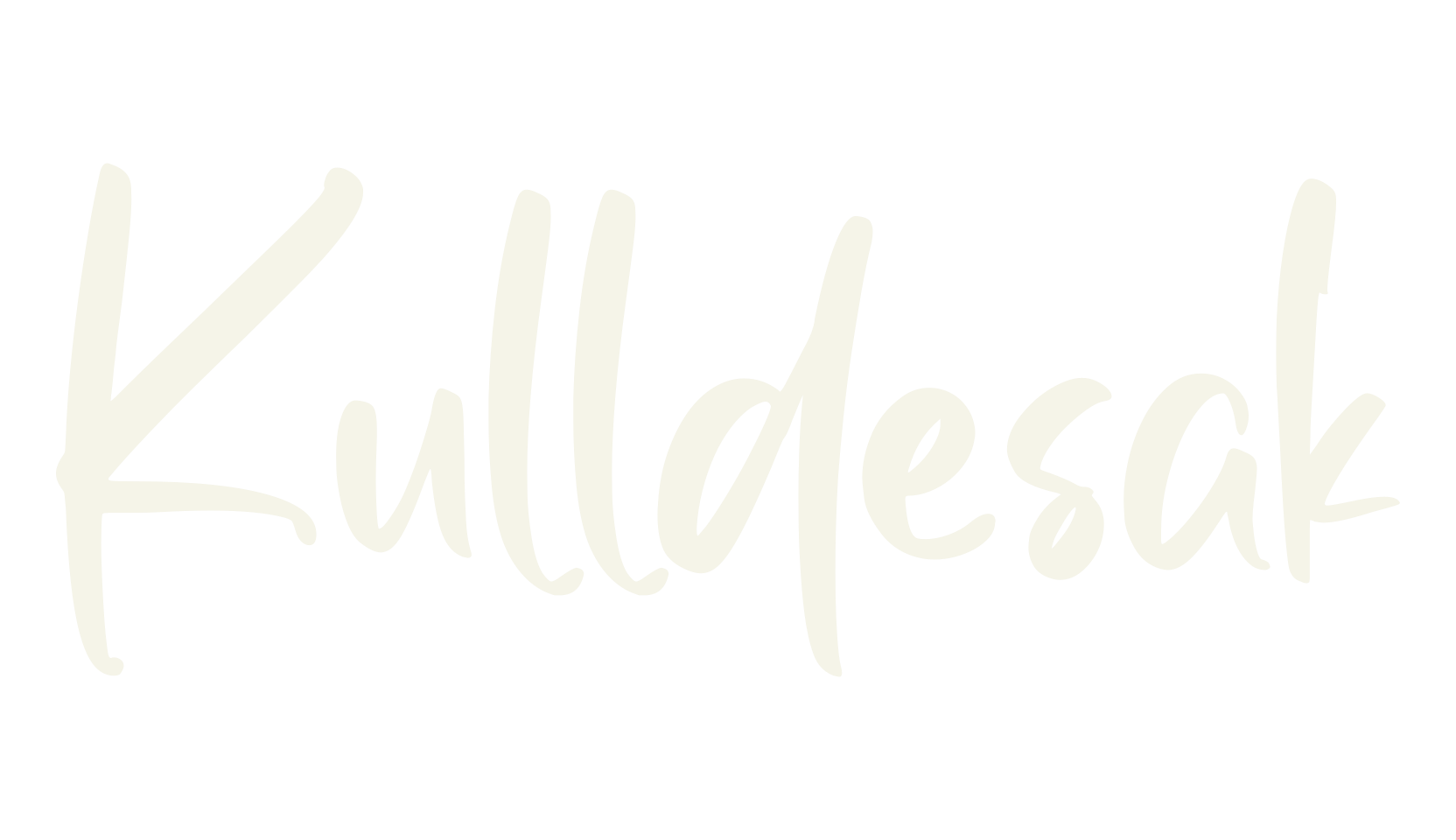 Kulldesak, handwritten font preview