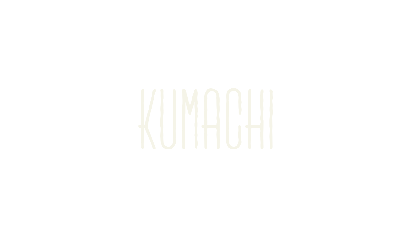 Kumachi, condensed font preview