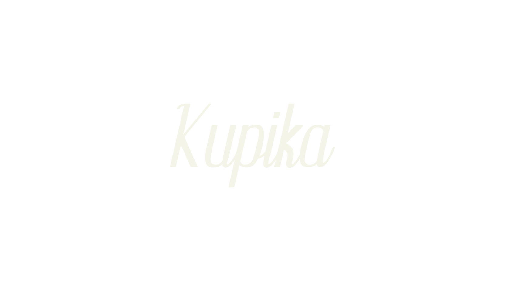 Kupika, calligraphy font preview