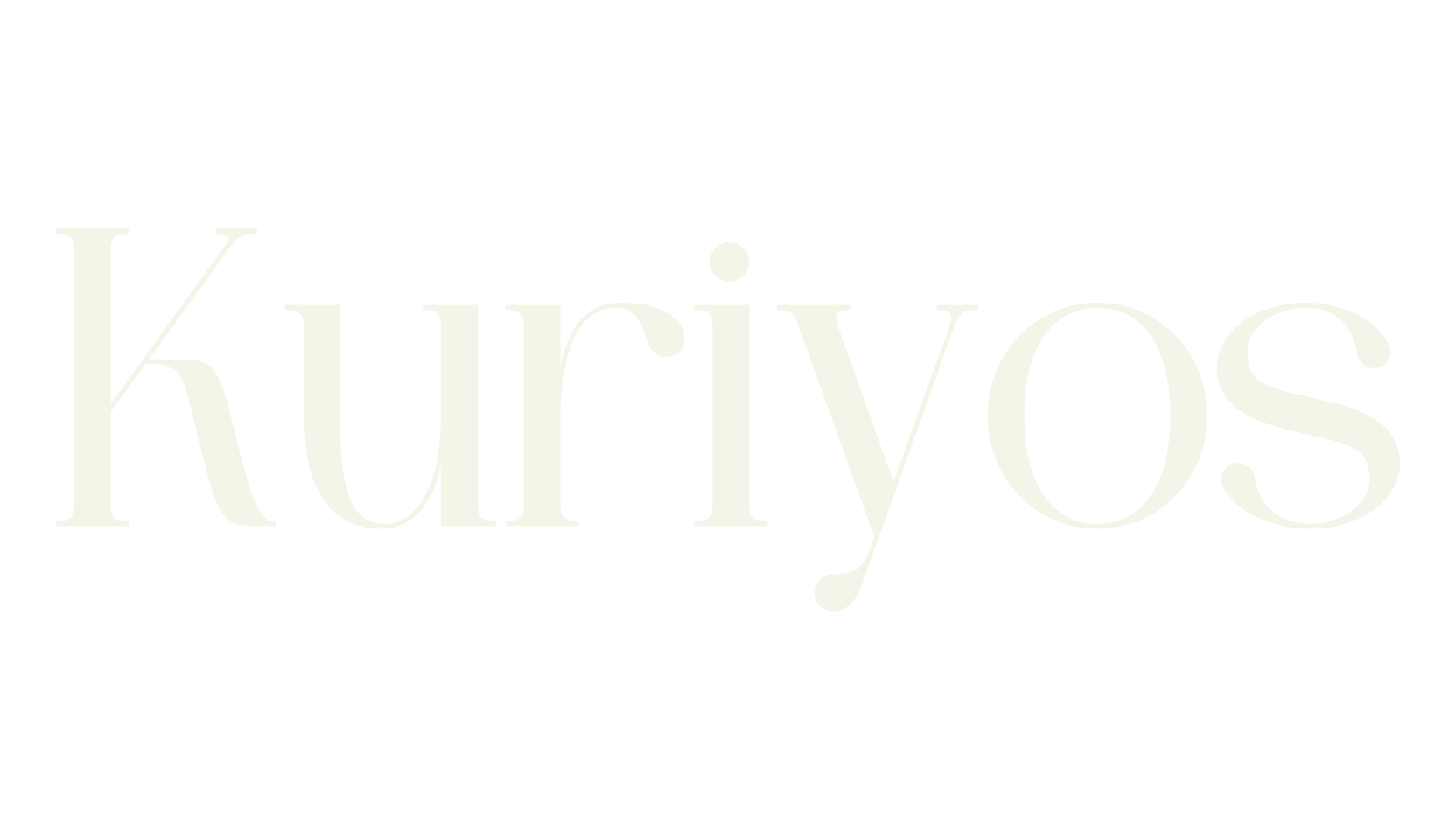 Kuriyos, serif font preview