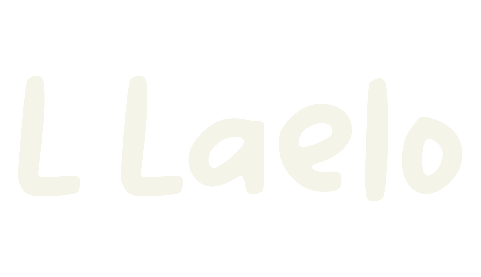 L Laelo, funky font preview