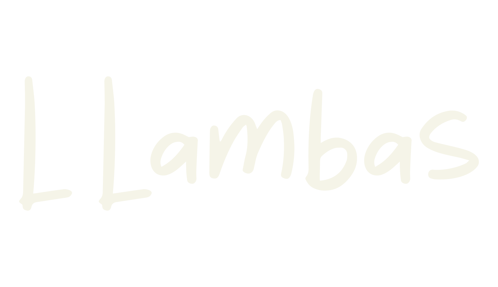 L Lambas, fancy font preview