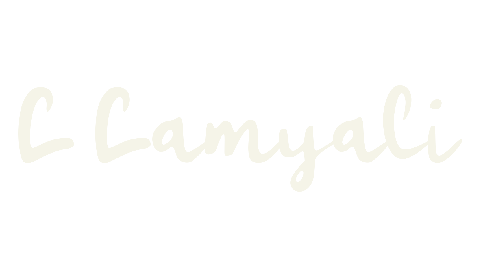 L Lamyali, fashion script font preview