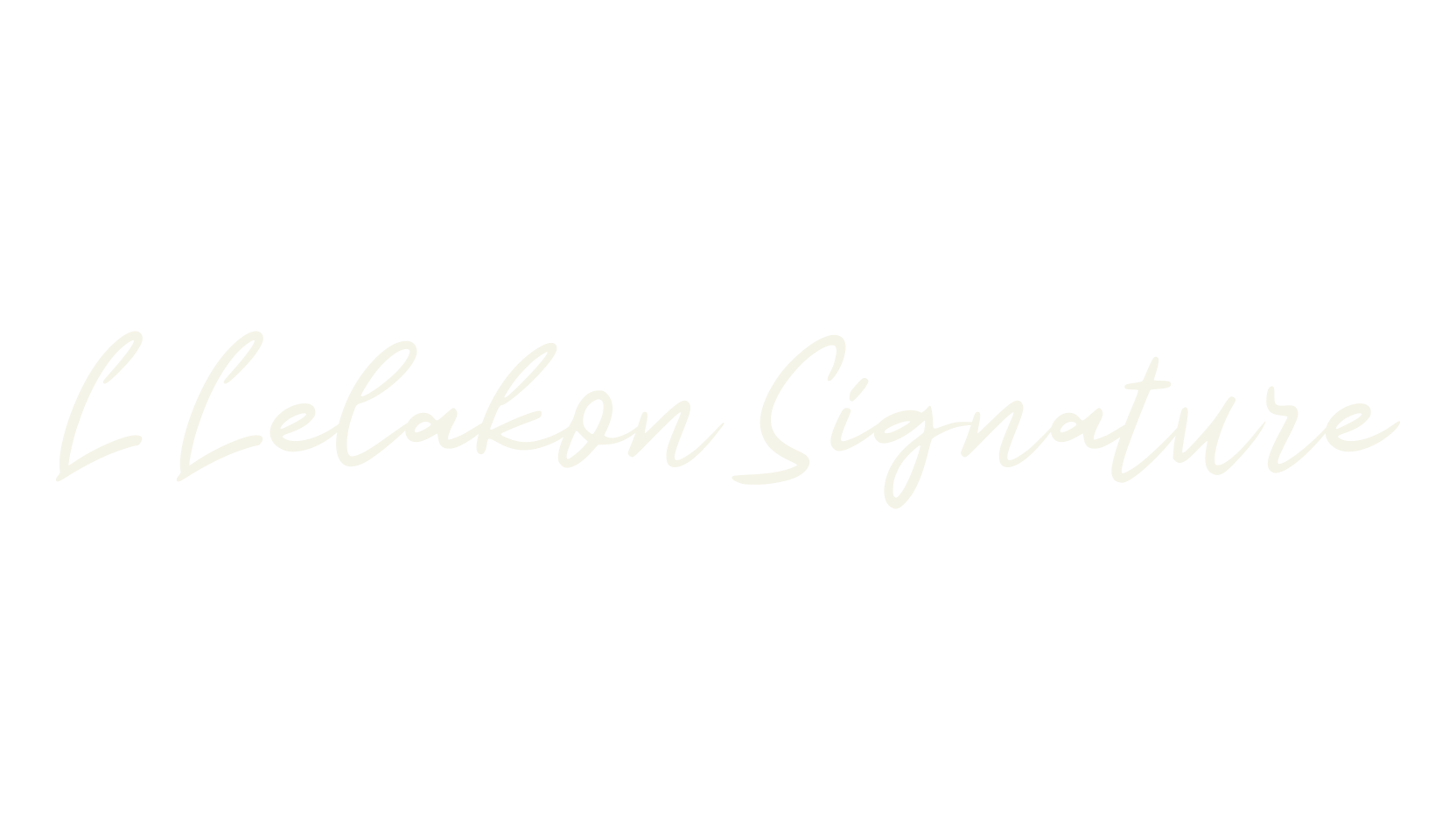 L Lelakon Signature, famous font preview