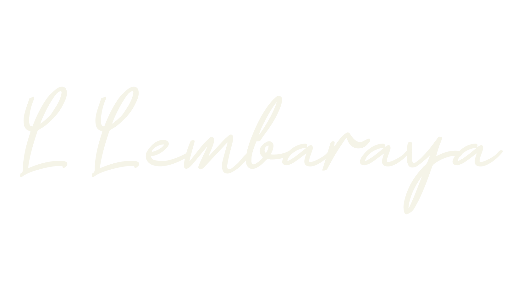 L Lembaraya, handwriting font preview