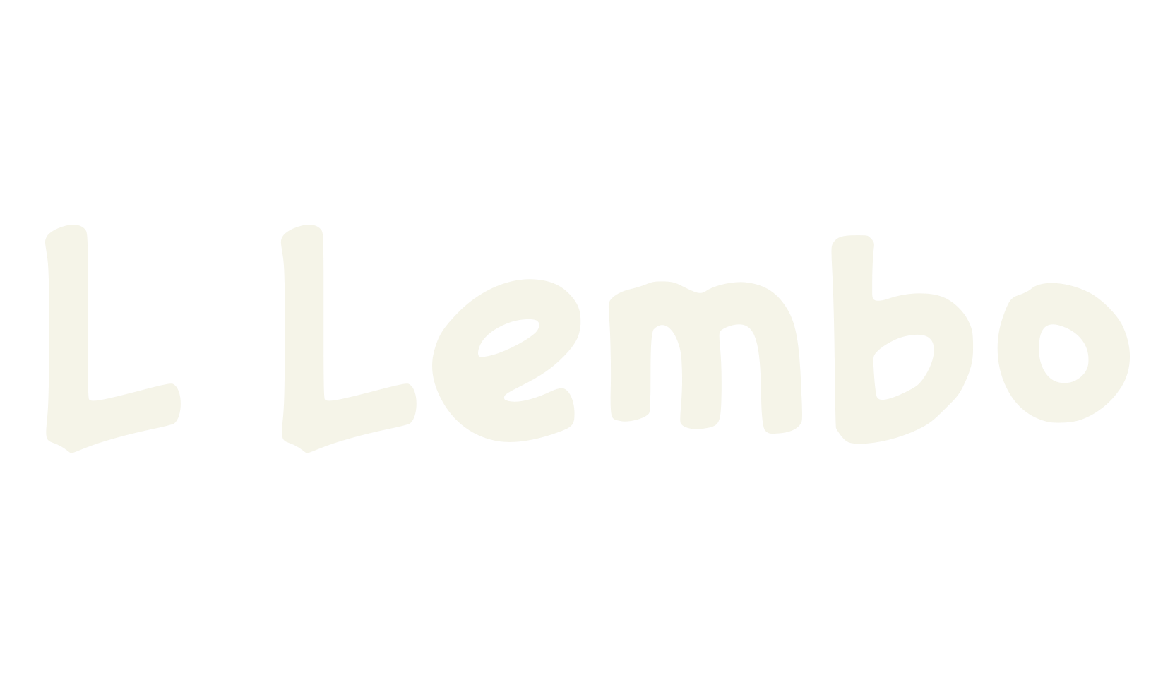 L Lembo, handwritten font preview