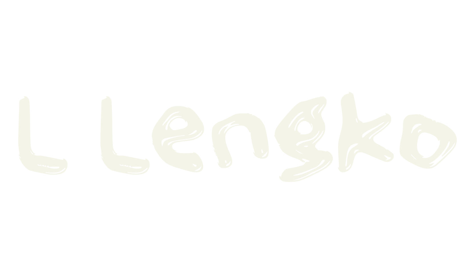 L Lengko, paint font preview