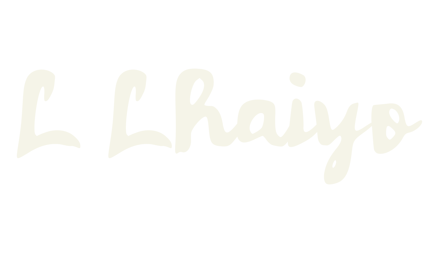 L Lhaiyo, cursive font preview