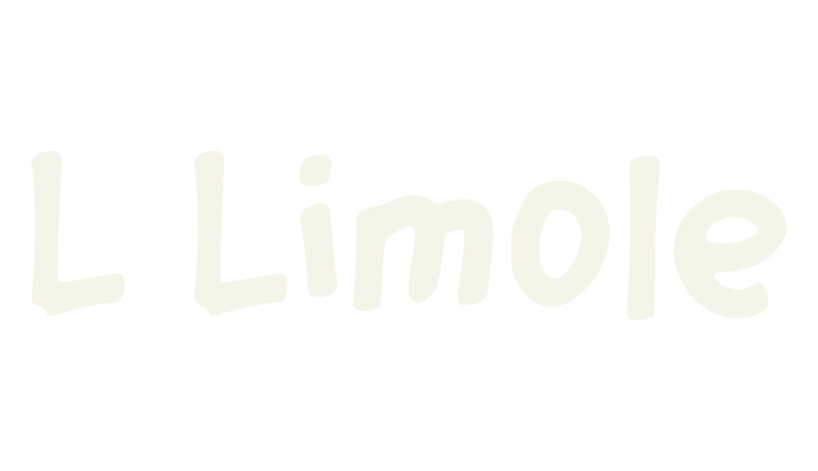L Limole, children font preview