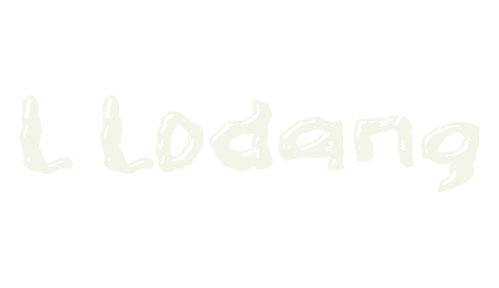 L Lodang, nature font preview