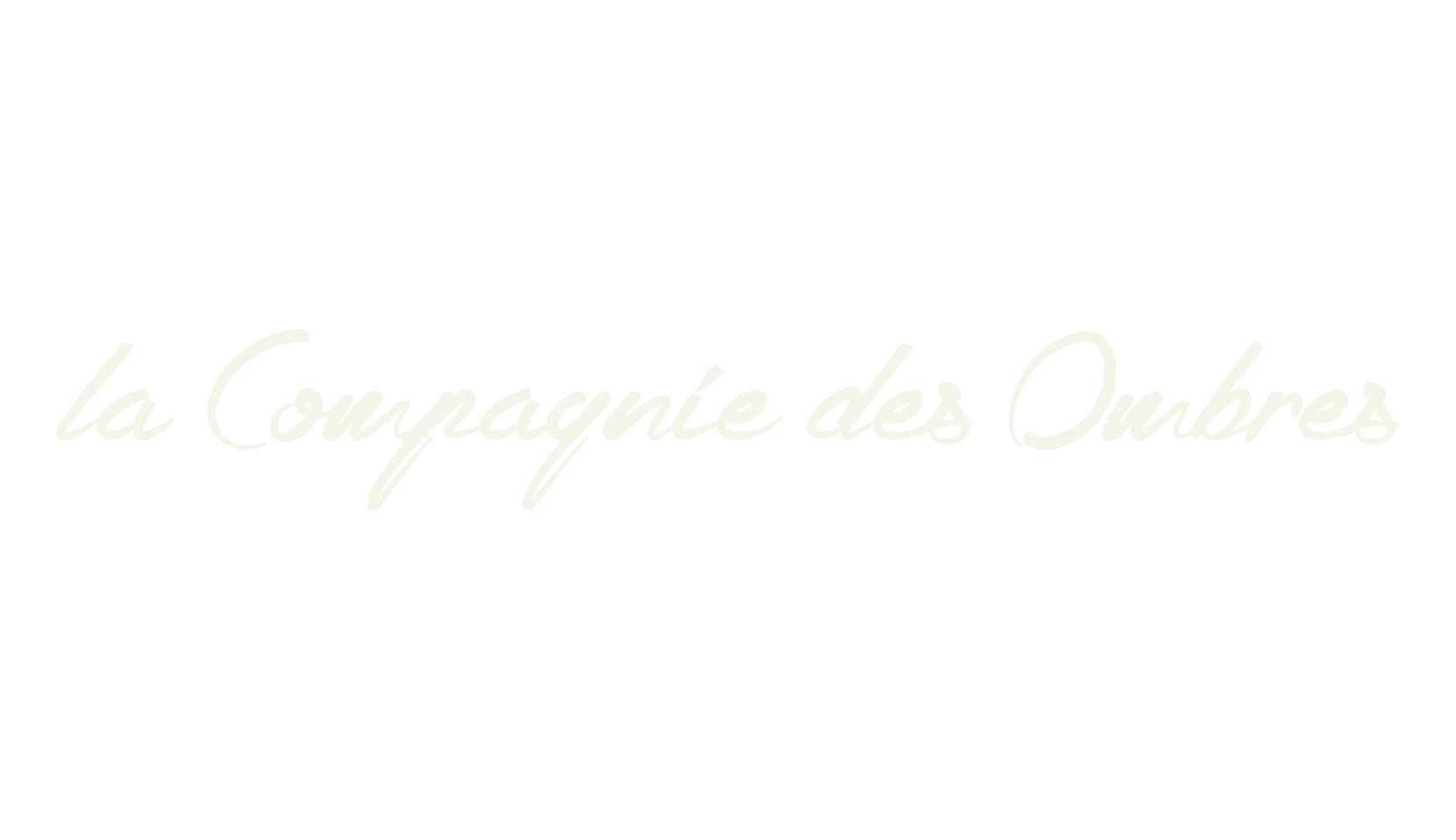 la Compagnie des Ombres, display font preview