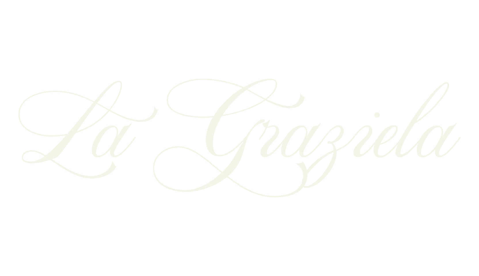 La Graziela, fashion script font preview