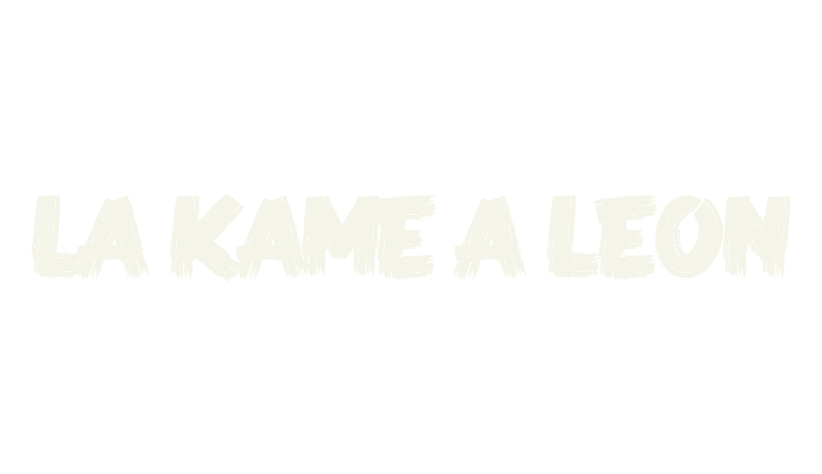 LA KAME A LEON, display font preview