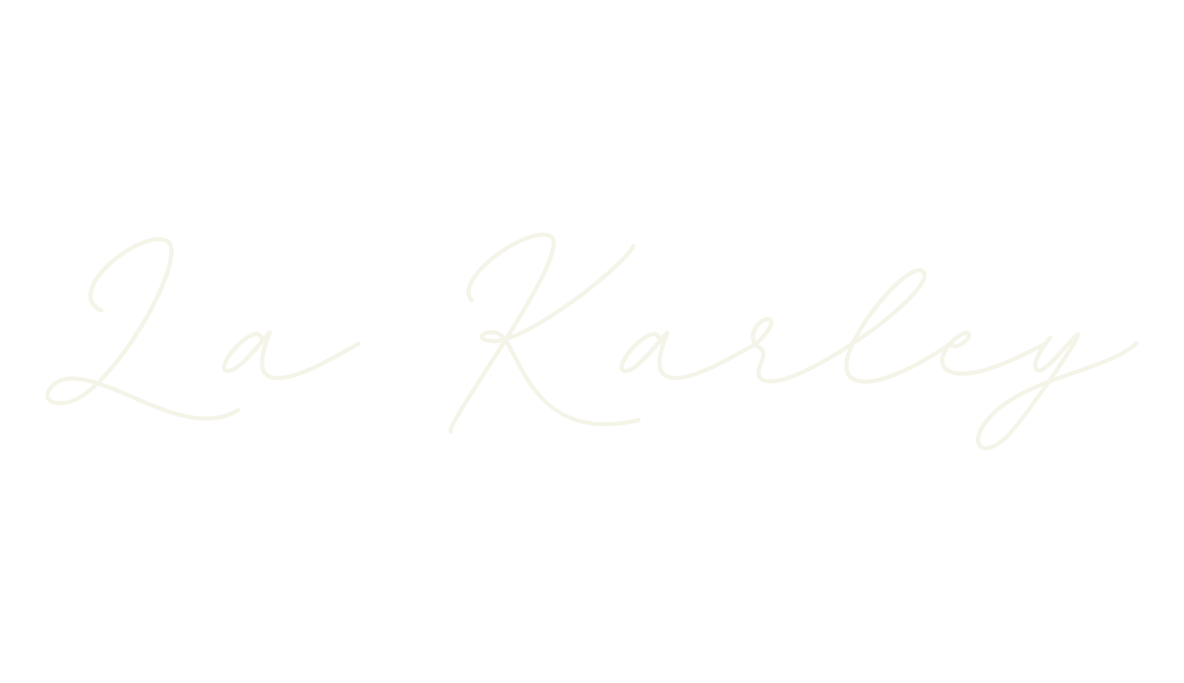 La Karley, heart font preview
