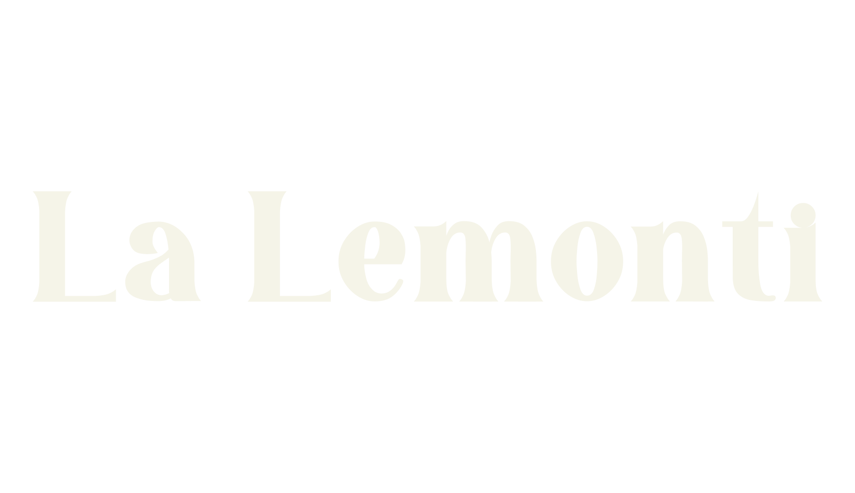 La Lemonti, serif font preview