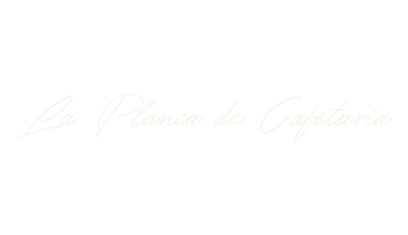 La Planca de Cafetaria, handwriting font preview