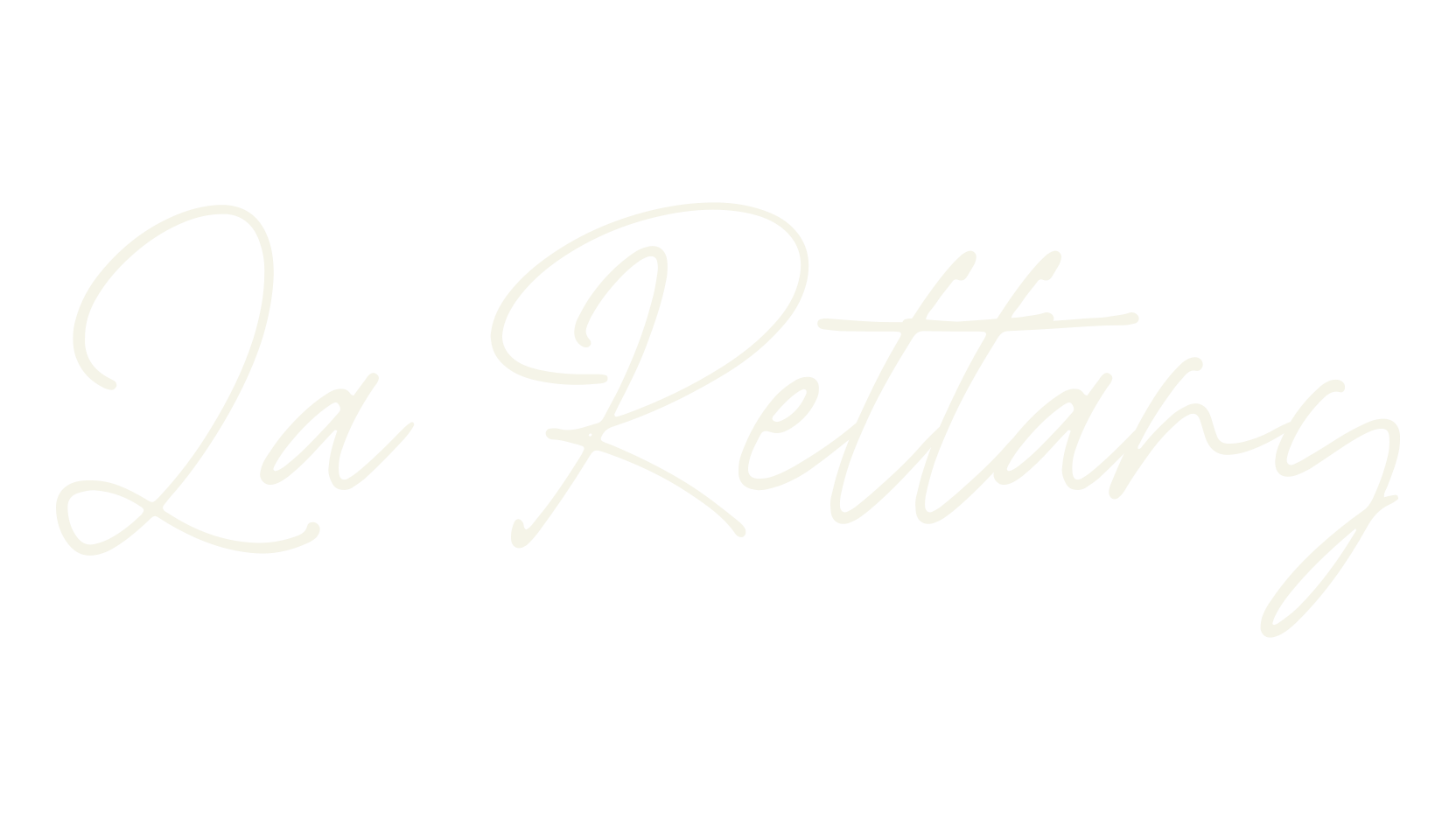 La Rettany, script font preview