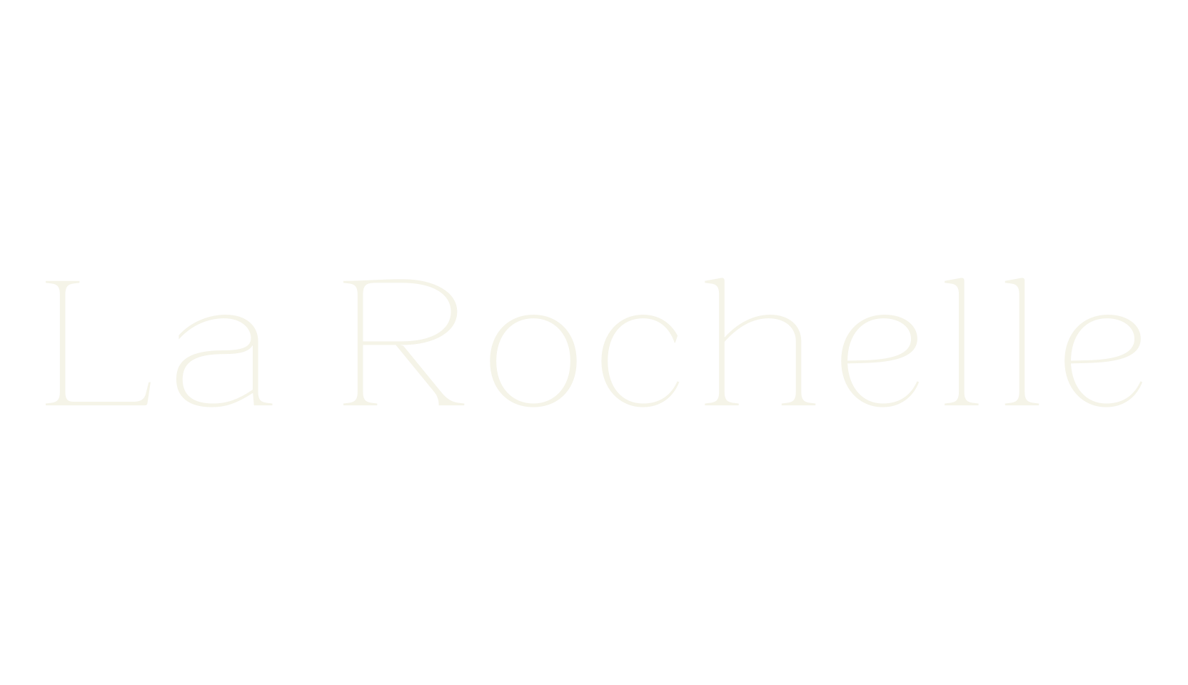 La Rochelle, thin font preview