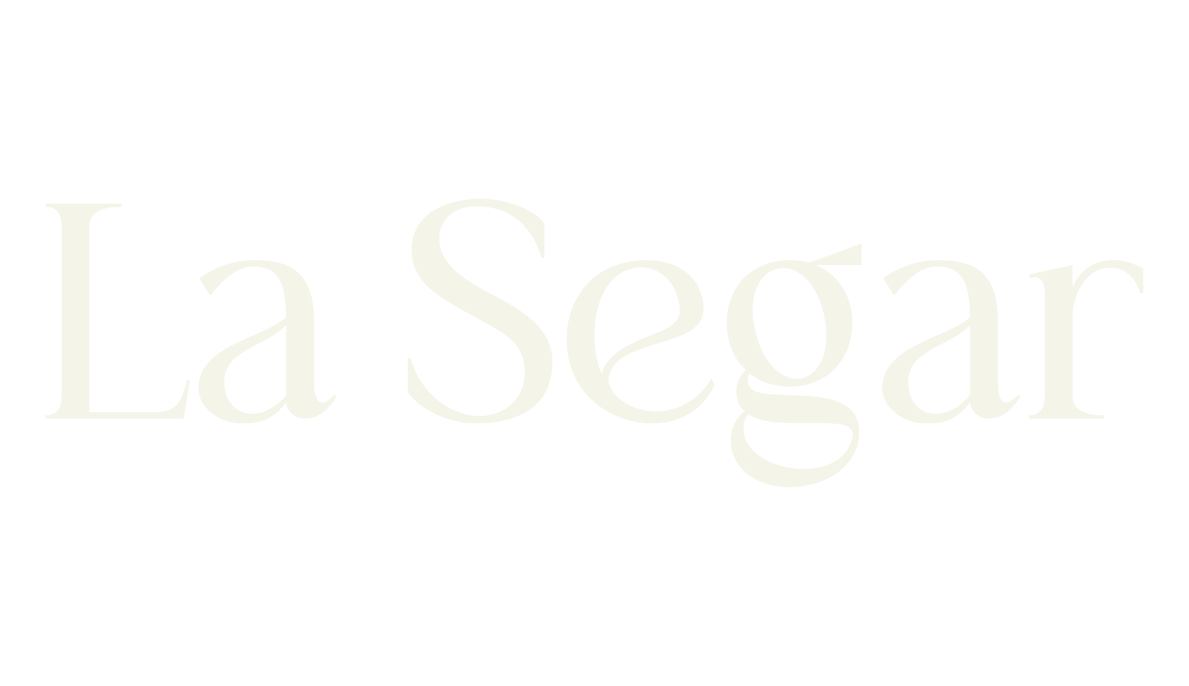 La Segar, text font preview