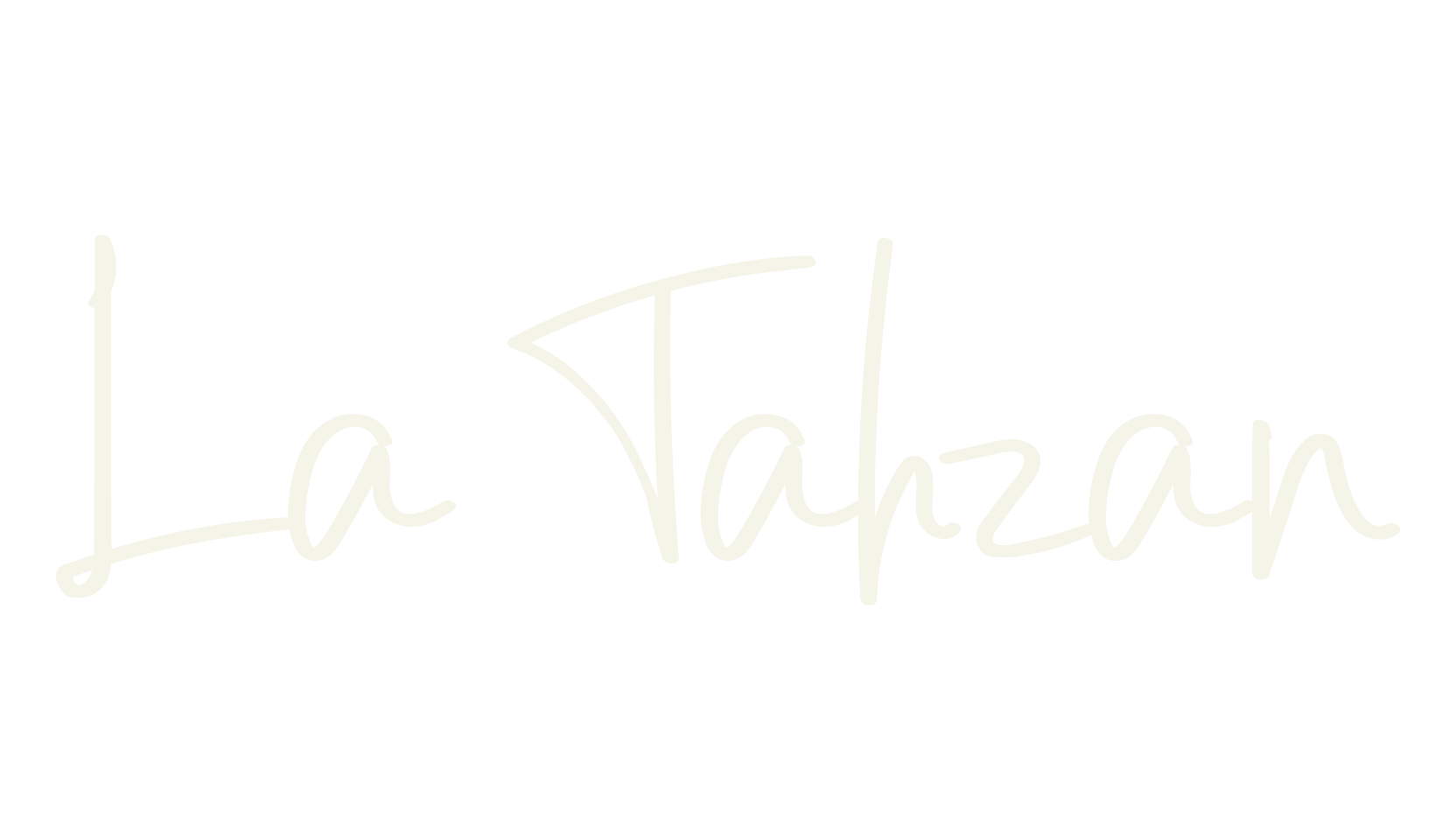 La Tahzan, signature font preview