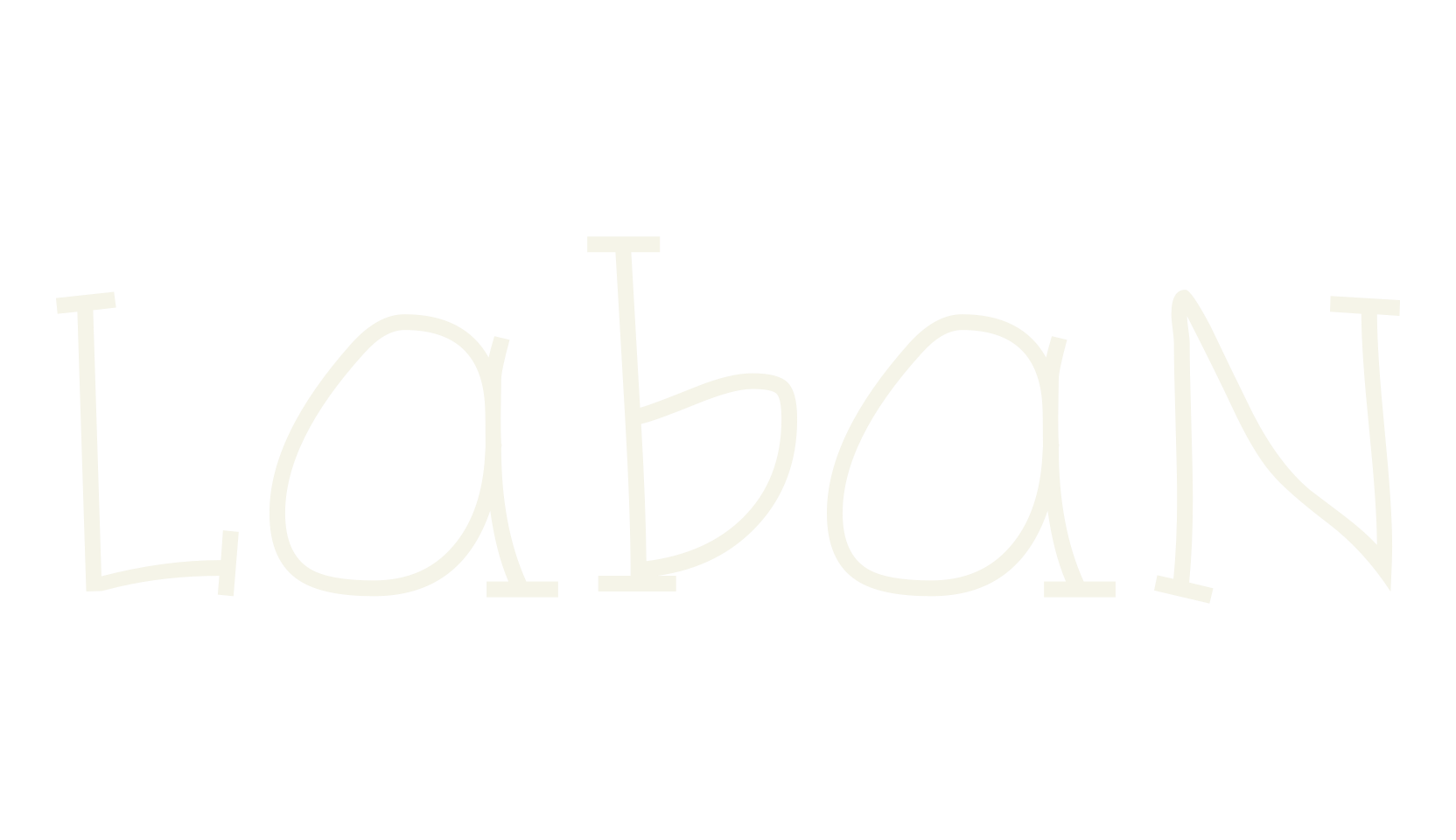 Laban, handwriting font preview