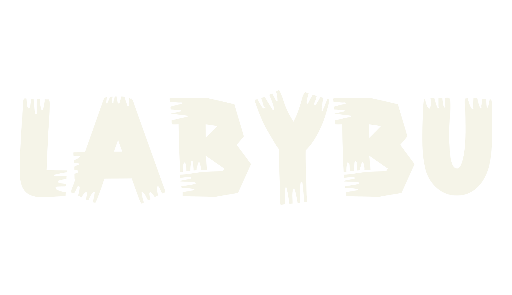 Labybu, handwritten font preview