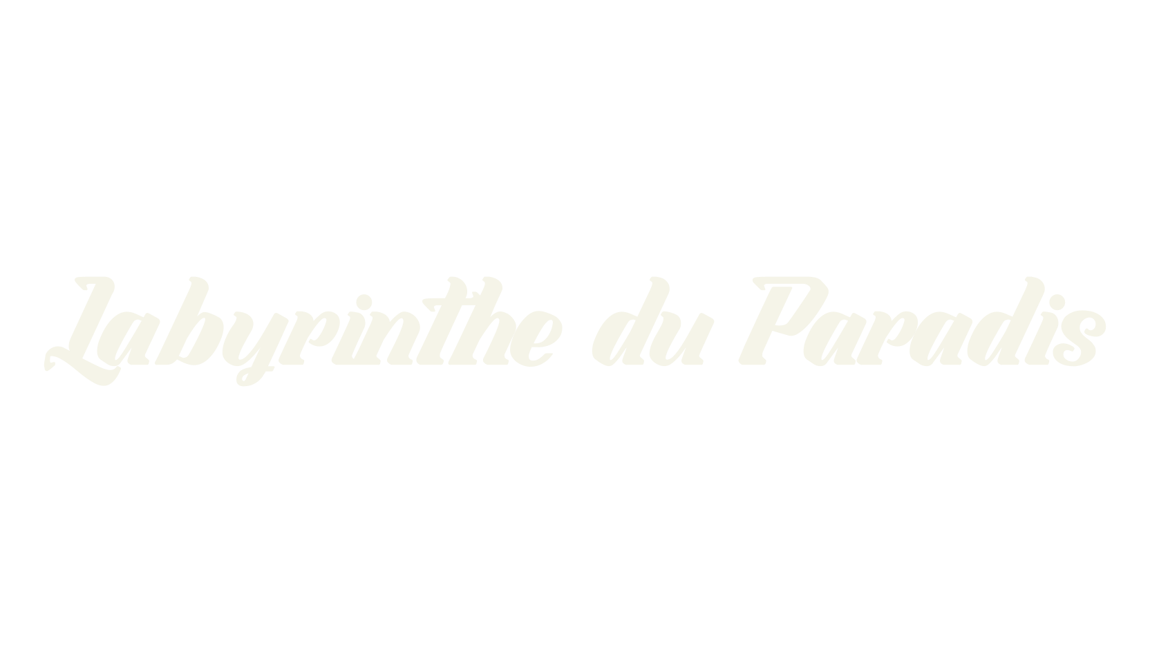 Labyrinthe du Paradis, tattoo font preview