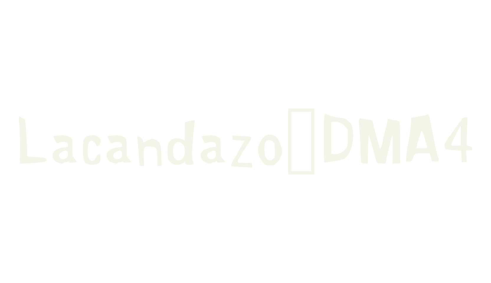 Lacandazo_DMA4, lacandazo font preview