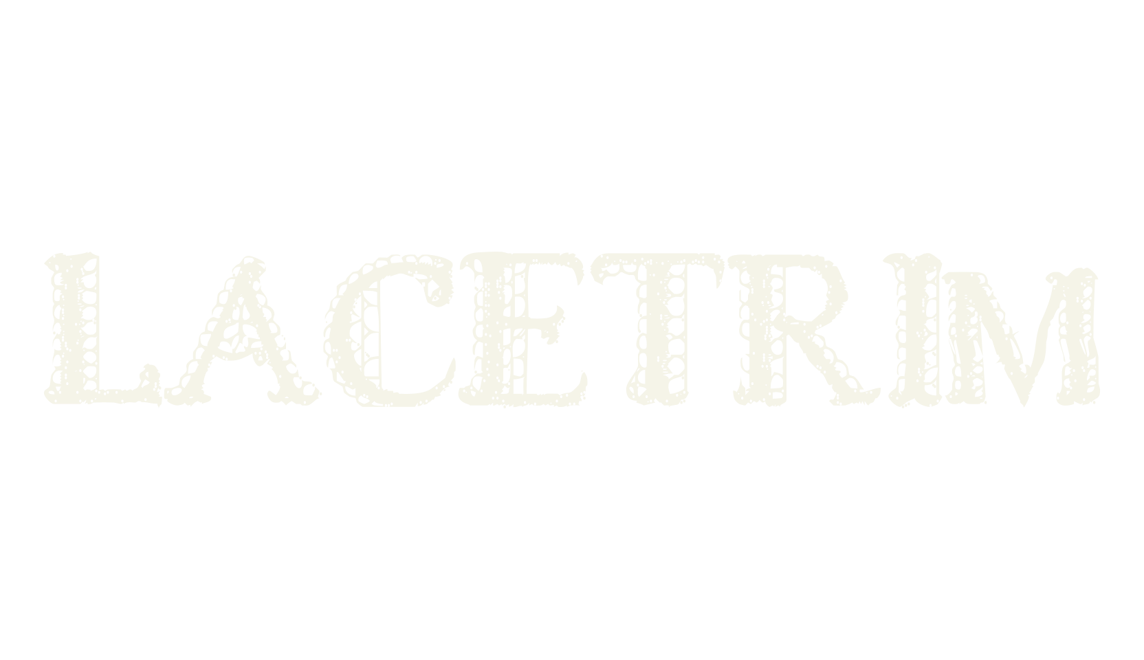 LACETRIM, display market font preview