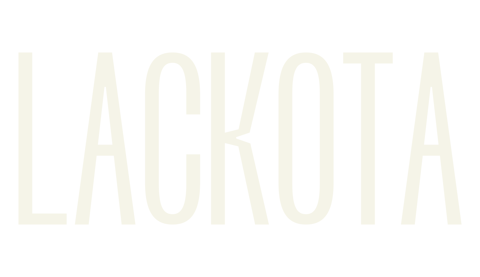 Lackota, text font preview