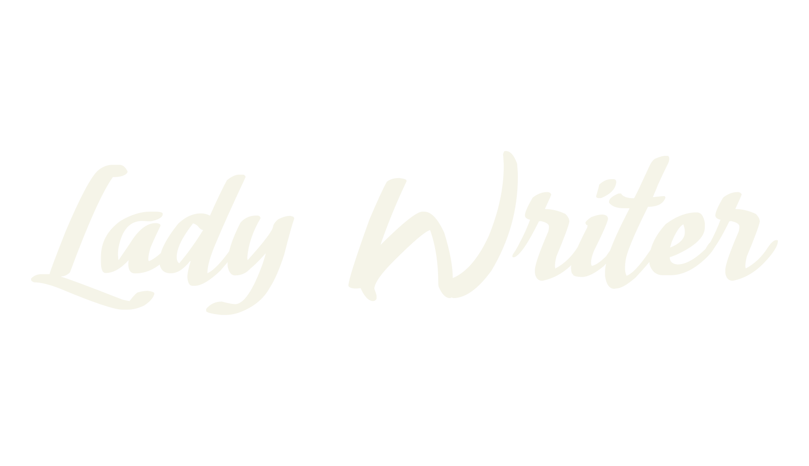Lady Writer, calligraphy font preview