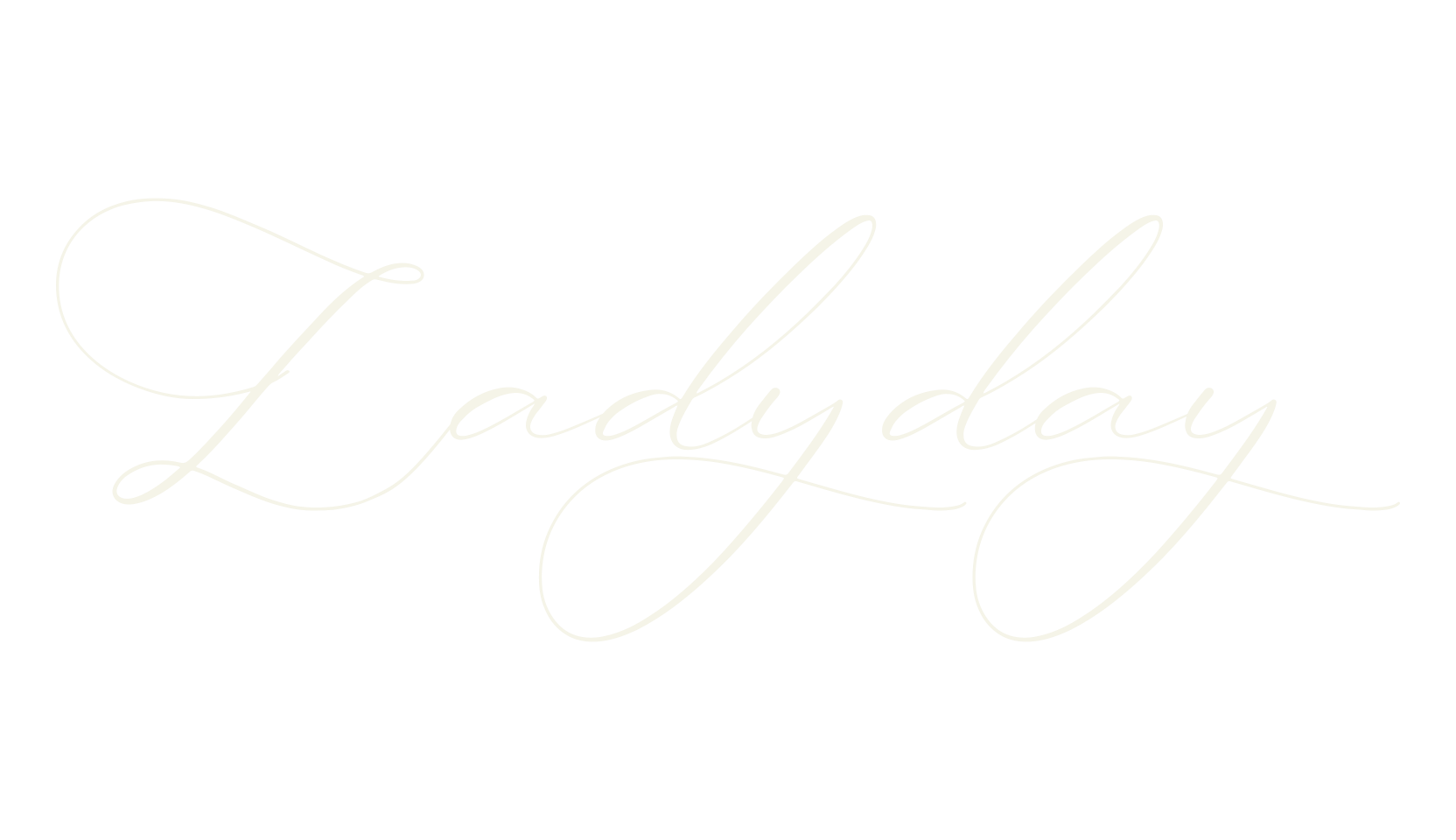 Ladyday, script font preview
