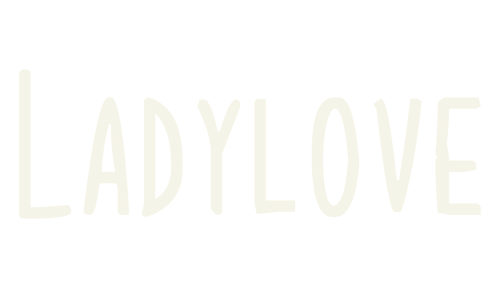 Ladylove, cute font preview
