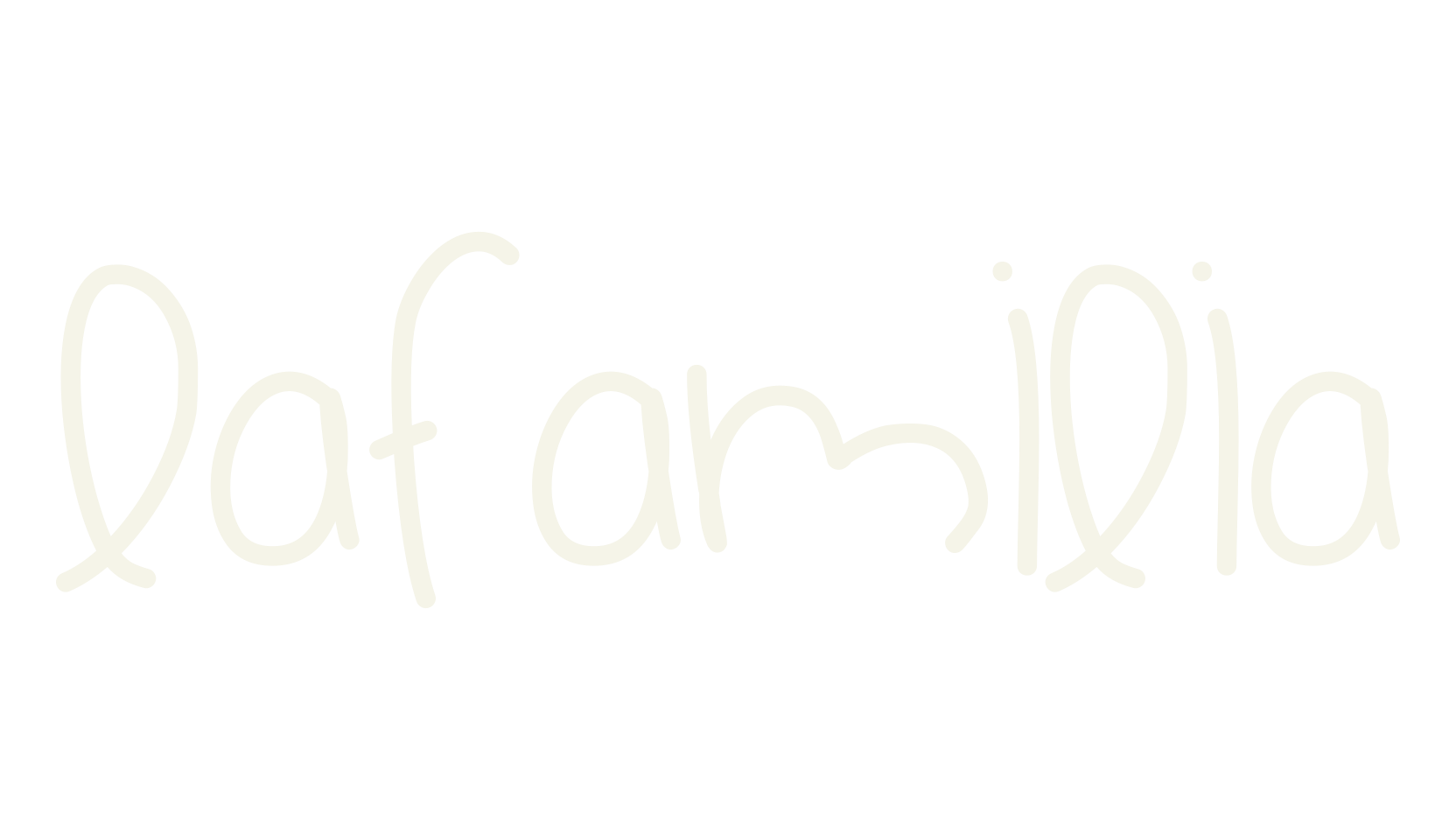 LaFamilia, handwritten font preview