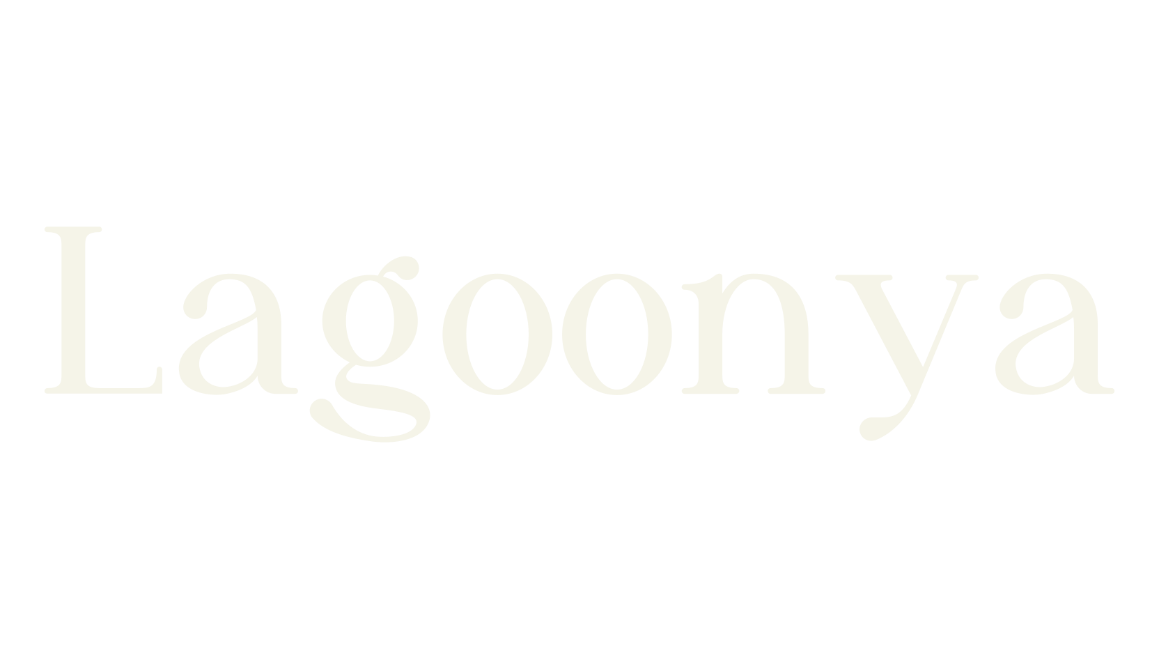 Lagoonya, modern font preview